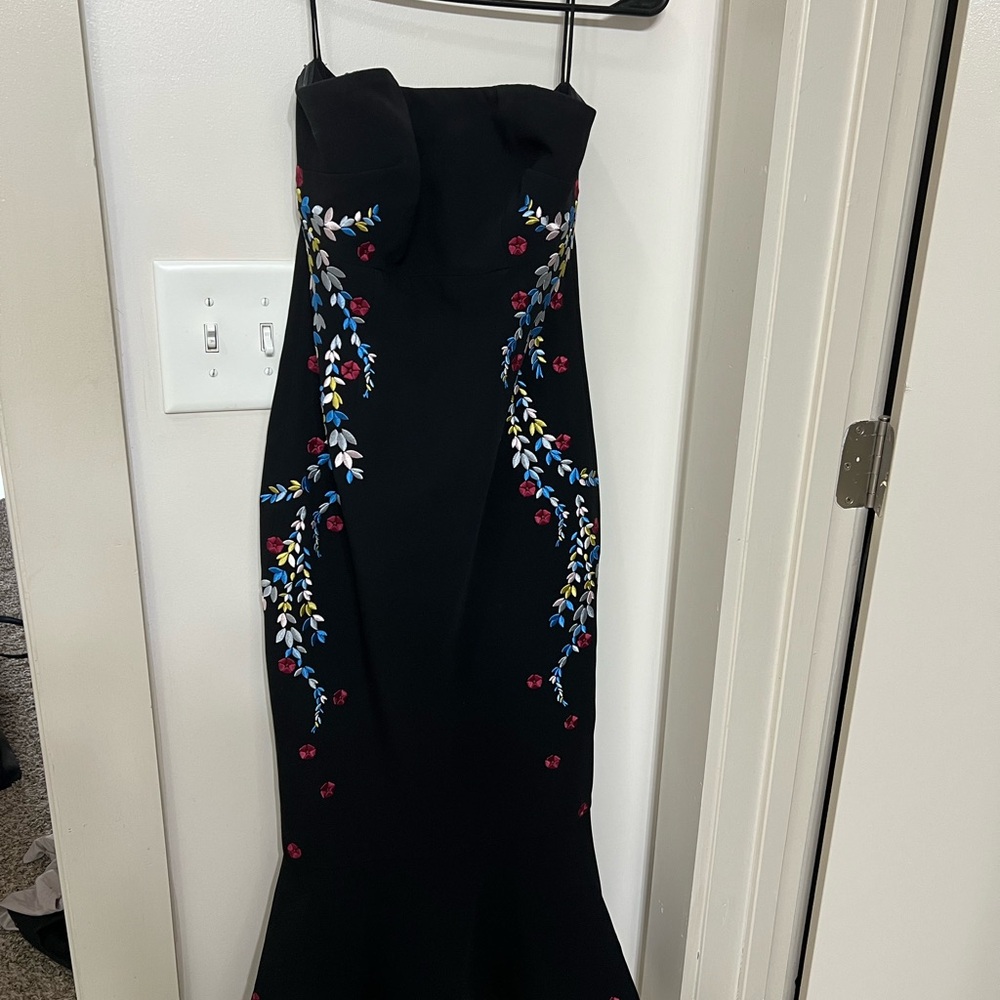 Cinq a Sept Black Strapless Dress